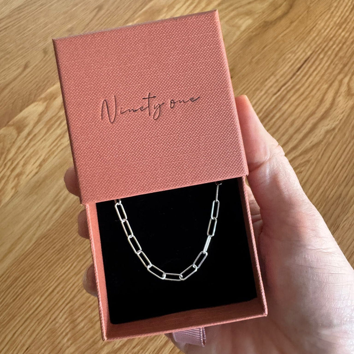 Signature Sterling Silver Paperclip Chain Necklace